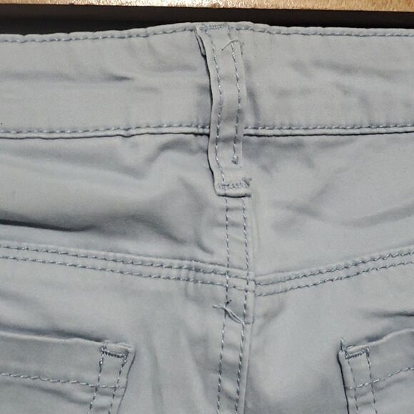 Buffalo David Bitton pants womens size 2 sky blue stretch skinny ankle grazer - Picture 9 of 12